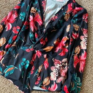 Multi floral blouse